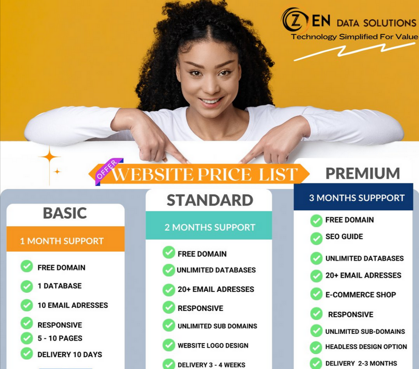 zendatasystems's tweet photo. Seeking to promote your personal blog or your business? We've got the perfect solution just for you. Offering free domains and the best budget-friendly rates for your website. Seize the opportunity and call us for business.  #ZenDataSolutions #WebsiteDesign https://t.co/I6yYftHIxk