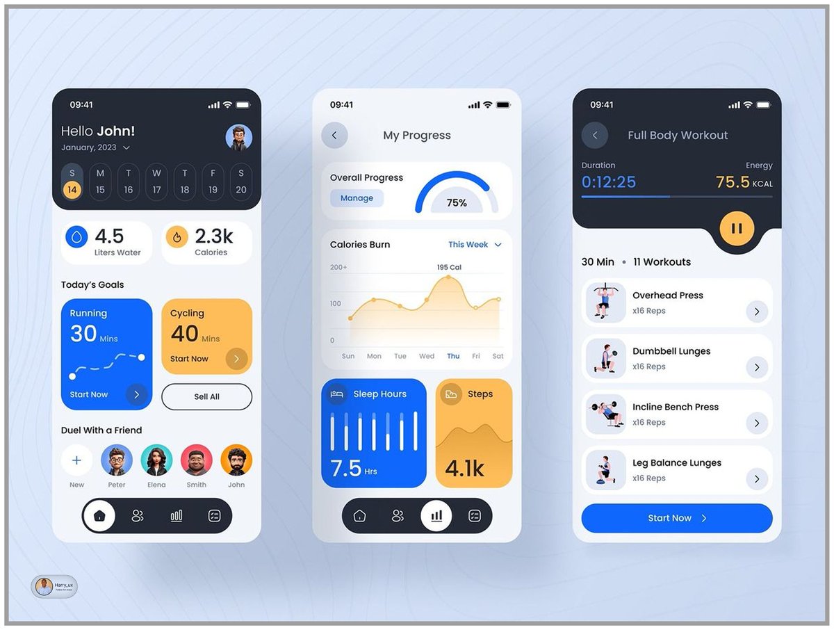 harrisonuiux's tweet image. App 023/100: Track It. See it, achieve it. #100AppsChallenge #ProductivityApp #GoalCrusher