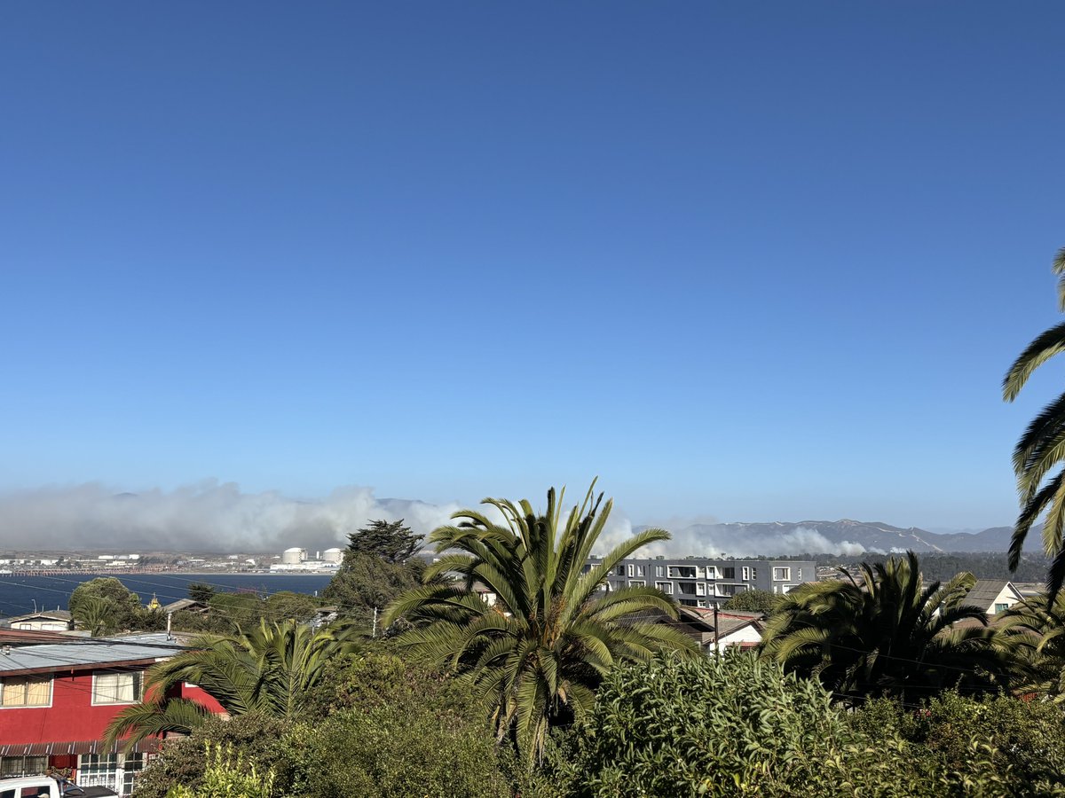 Kuu_Taiyou's tweet photo. @Reppli_ca @reddeemergencia Así se ve desde zona parque municipal https://t.co/UfXgPvtjnE