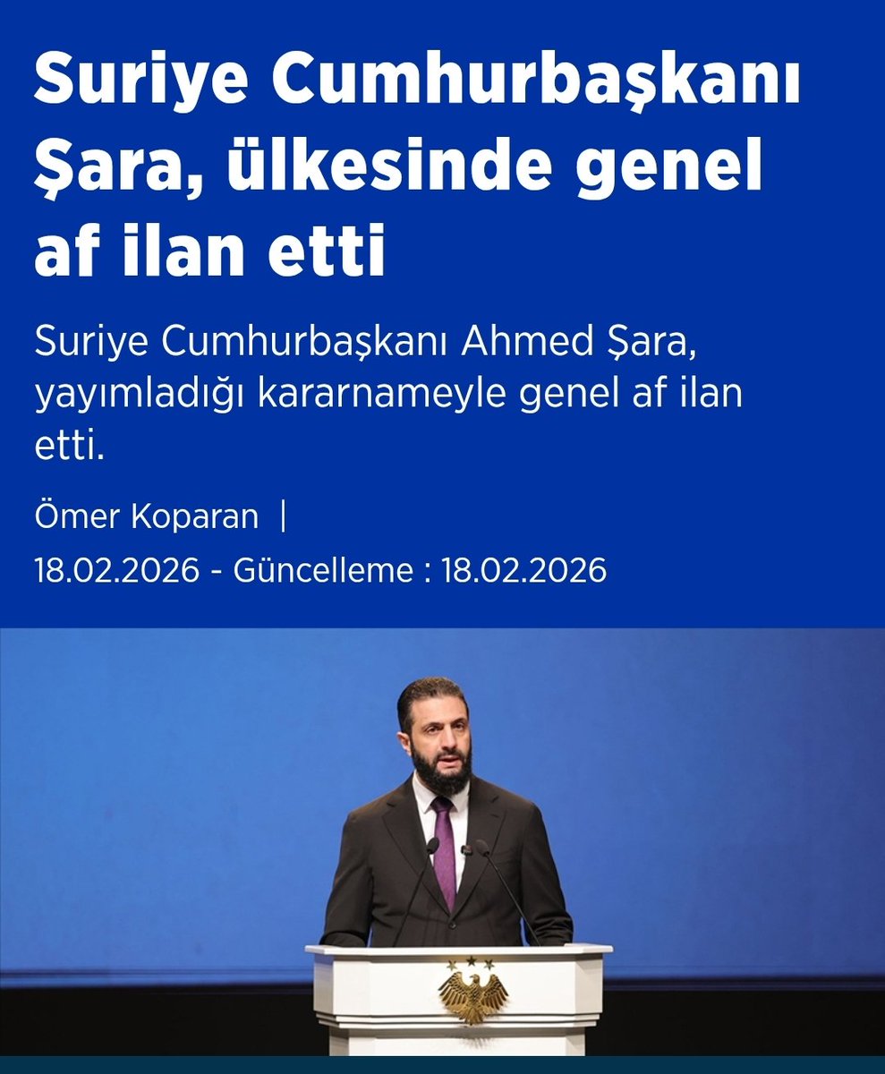 Mhalukcavusoglu's tweet photo. Suriye #GenelAf ilan etti darısı Türkiye Devletimize... https://t.co/uxgdaeFDNo