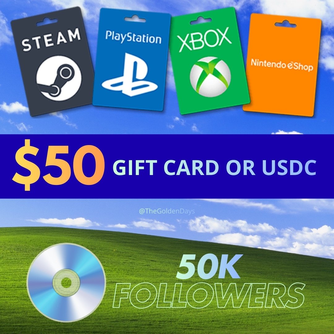 💵 $50 giveaway to celebrate 50K followers 🎉

thank you for being here it really means a lot

$50 in a gift card or usdc on solana (winner picks)

👉🏼 how to enter

💿 like + repost
💿 follow me and <a href="/RealGameVault/">GameVault</a>
💿 tag 2 friends in the comments

winner announced with in 72