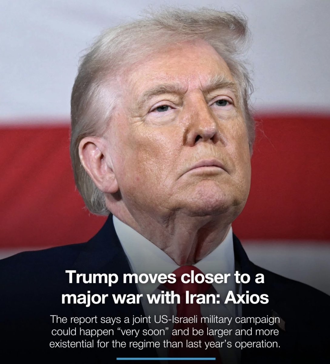 ProudSocialist's tweet image. BREAKING: The Trump administration is moving closer to a major war against Iran.

The war is likely to “begin very soon” and will be a joint operation with Israel.

Trump is about to start World War 3 all to cover up the fact that his administration is protecting child rapists.