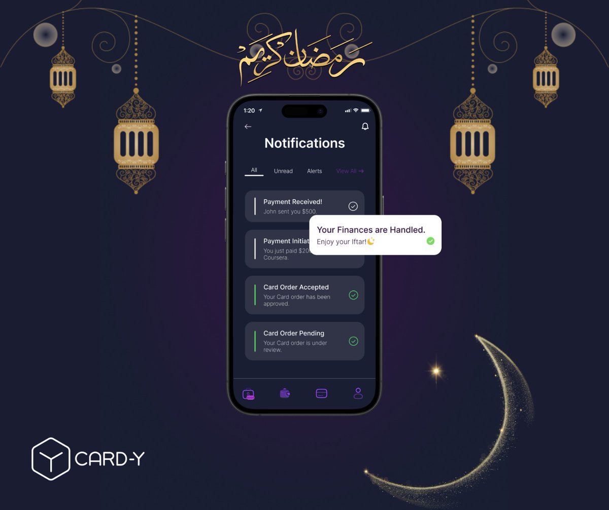 Ramadan Kareem ✨🌙

Wishing you and your families a peaceful and blessed month filled with reflection, gratitude, and prosperity. 🙌 💜 🎉