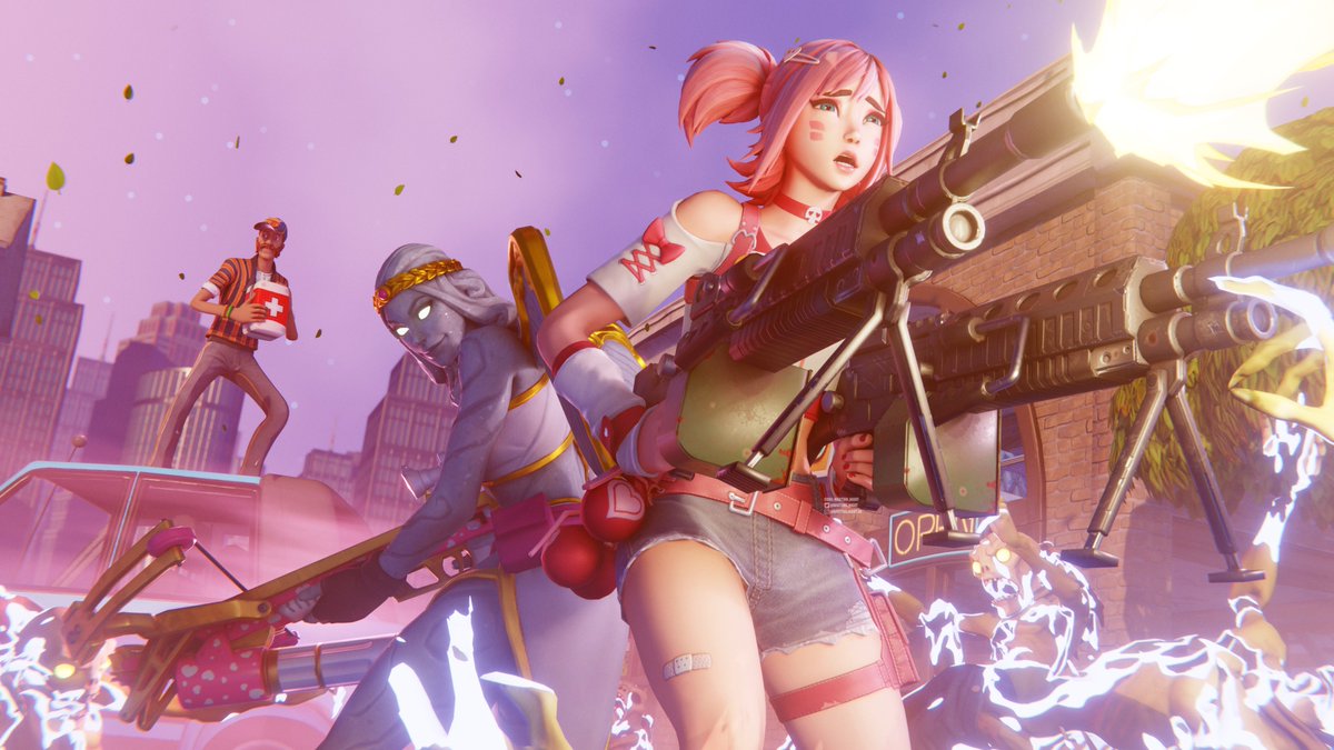 This wasn't was Esme had in mind when she heard Homebase deals with a Love Storm every year.

#Fortnite #FortniteArt