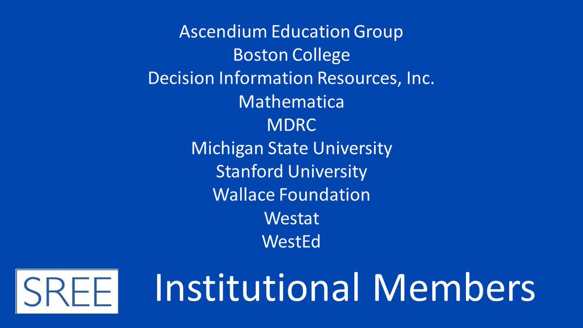 sreesociety's tweet photo. Grateful for the support of our Institutional Members! Want to join our community dedicated to advancing research relevant to practice, from early childhood through post-secondary education? Connect with us today! https://t.co/NLFsuAP1ef
#educationresearch #education https://t.co/h0rJBVEJr8