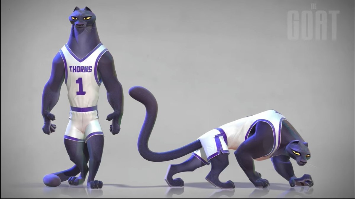 Jett's 3D render model and not included her character design art in the BTS video #GOATmovie