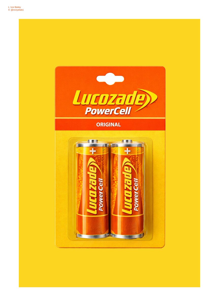 roviyeliab1's tweet image. For everyday recharge 
One Minute Brief of the Day - 18/02/26
Create posters to advertise #BATTERIES
💡 Enter to feature on our daily Facebook Round-Up. @OneMinuteBriefs @LucozadeEnergy 
@LucozadeEnergy