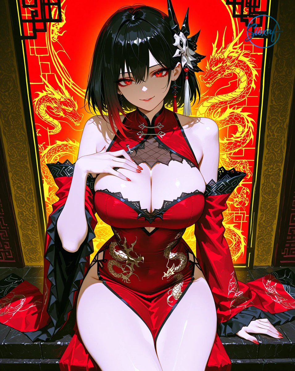 SioxaF's tweet photo. Chien Wu 🐲🐲🐉
Created by: @sioxaf
If you enjoy my art ♥️♥️, please support my page so I can keep creating more content for you 🙂.
Game: Azur Lane
#ChienWu #AzurLane #AzurLaneGame #Shipgirl #AnimeGirls #Waifu #AnimeArt #FanArt #MobileGame #CharacterArt #Aesthetic #AIArt https://t.co/COsqpBdfnk