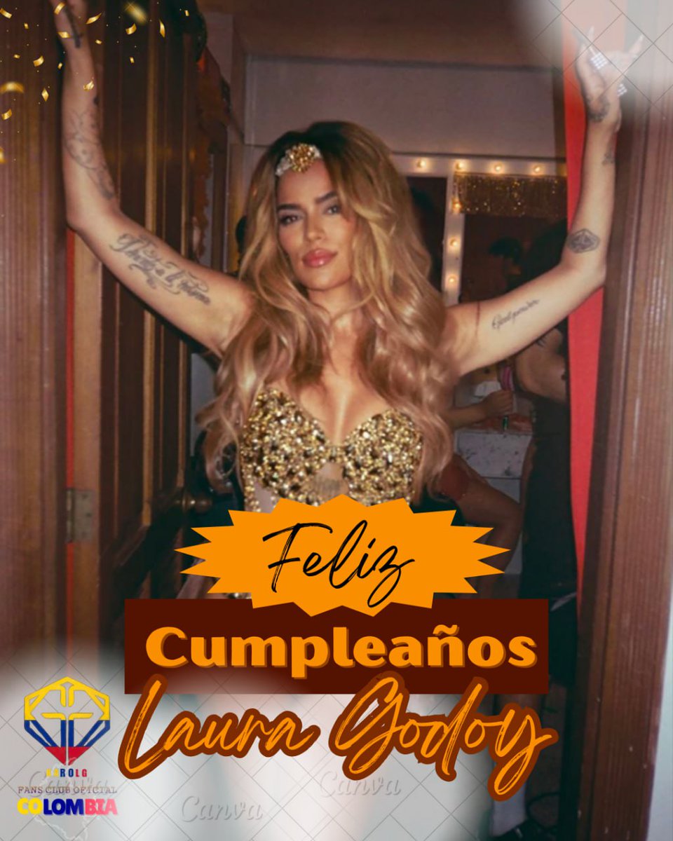 ¡Feliz Cumpleaños Laura! Que en este día la pases increíble, al lado de los que te aman, que la vida y Dios te permitan cumplir todos tus sueños y metas en este nuevo año de vida. 
Te mandamos un abrazo inmenso, que seas muy feliz hoy. 👑🥰🥳

FCG COLOMBIA 🇨🇴🧡