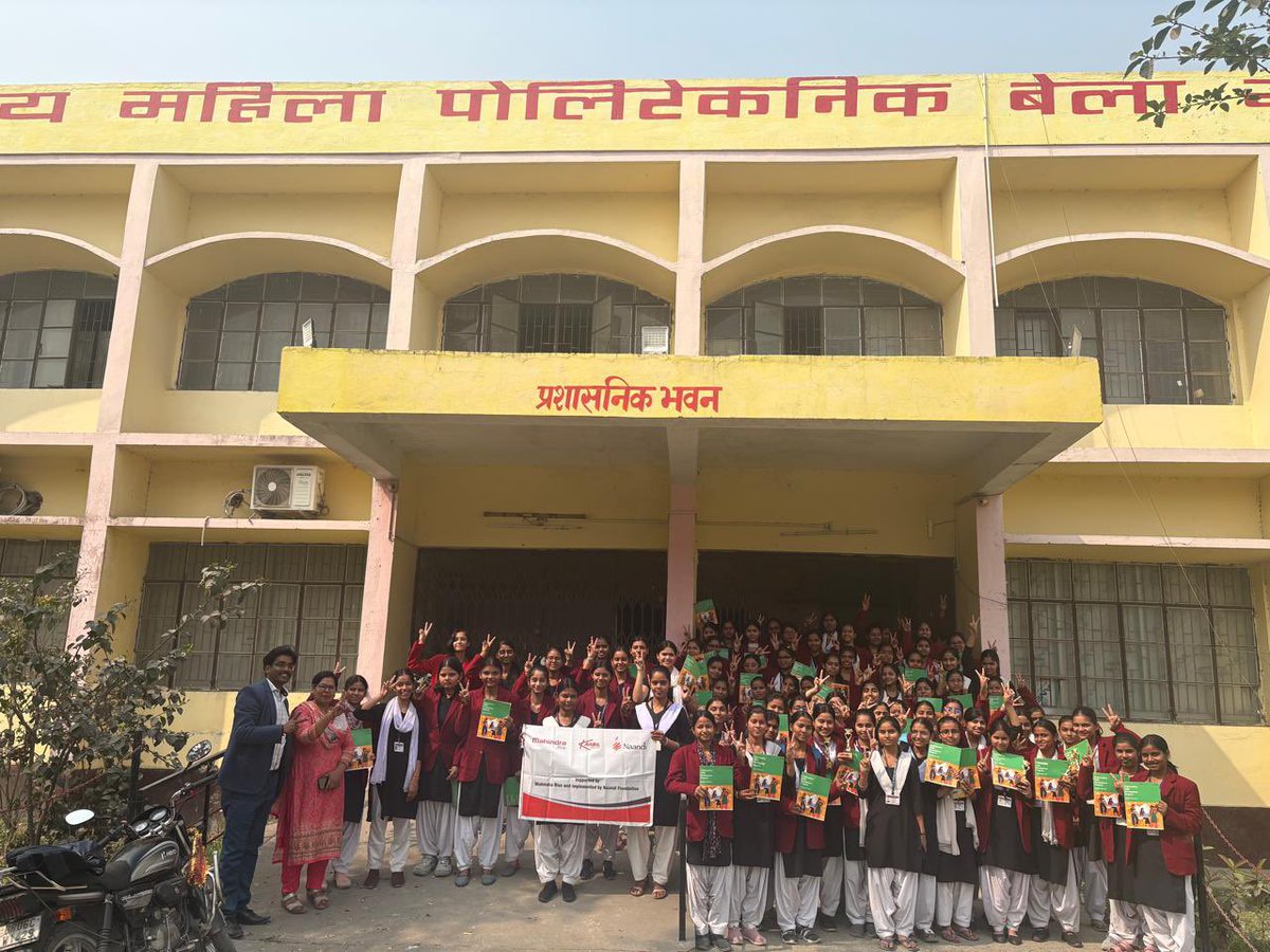 GwpMuzaffarpur's tweet photo. Government Women's Polytechnic, Muzaffarpur is pleased to announce the successful completion one-week Employment Skill Training Program under the Mahindra Pride Classroom initiative by Nandi Foundation as part of CSR activities.
#NandiFoundation 
#MahindraPrideClassroom https://t.co/GUZOvxwI2S