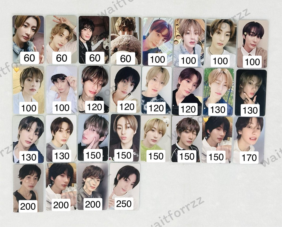 พร้อมส่ง 🌟 

🧡ราคาตามในภาพ
(💛=มีตำหนิ)

*˚‧⛟ ค่าส่ง reg 30,ems 45 (พื้นที่พิเศษ+20)
😻สนใจดูเพิ่มเติม/สั่งซื้อ dm 💌

riize แอนตัน anton
#ตลาดนัดRIIZE