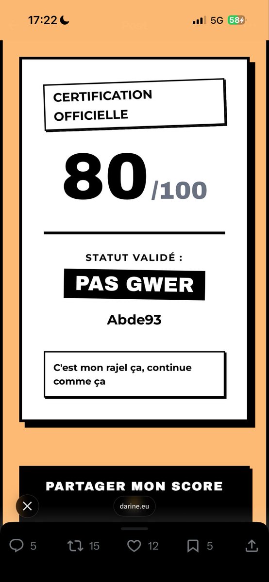 Dites vous j’ai du sang gwer pourtant 🤣🤣