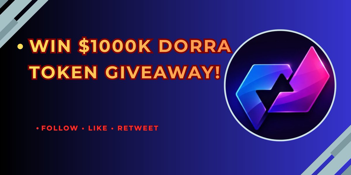 bunnykitten14's tweet photo. WIN $1000K DORRA TOKEN GIVEAWAY!🎁😍😍

Just submit the form 👉 https://t.co/yDCx7Ncd2F

LIKE+RT+FOLLOW❤

#Airdrop #Giveaway #Giveaways #Rewards #Binance #ETH #BNB https://t.co/4GugzVplV7