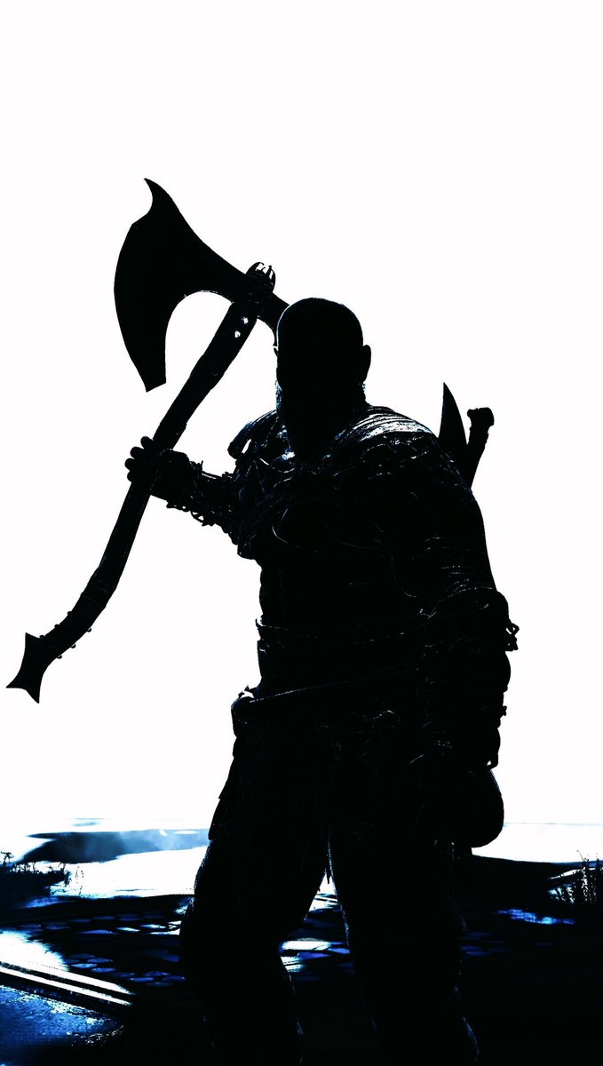 Taryn_VP's tweet image. Kratos Silhouettes | God Of War (PS5)