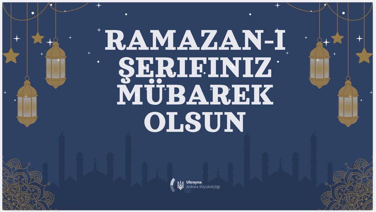 🇺🇦🇹🇷

Ramazan ayının Türkiye’deki ve dünyanın dört bir yanındaki tüm Müslümanlara sağlık, huzur ve adalet getirmesini diliyoruz. 

Kalıcı, adil ve onurlu bir barış için duaların kabul olmasını temenni ediyoruz.

Hayırlı Ramazanlar. 🌙