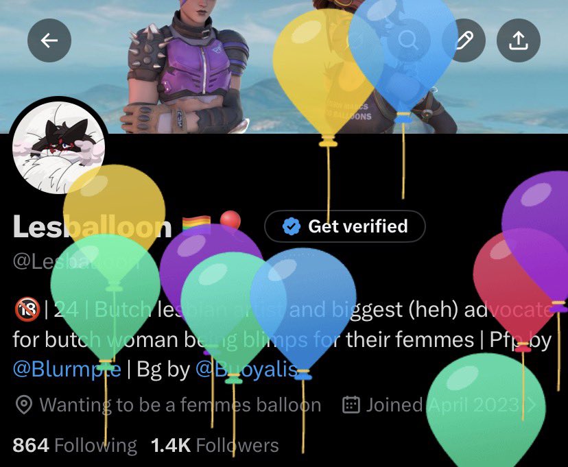 Lesballoon 🏳️‍🌈🎈 tweet media