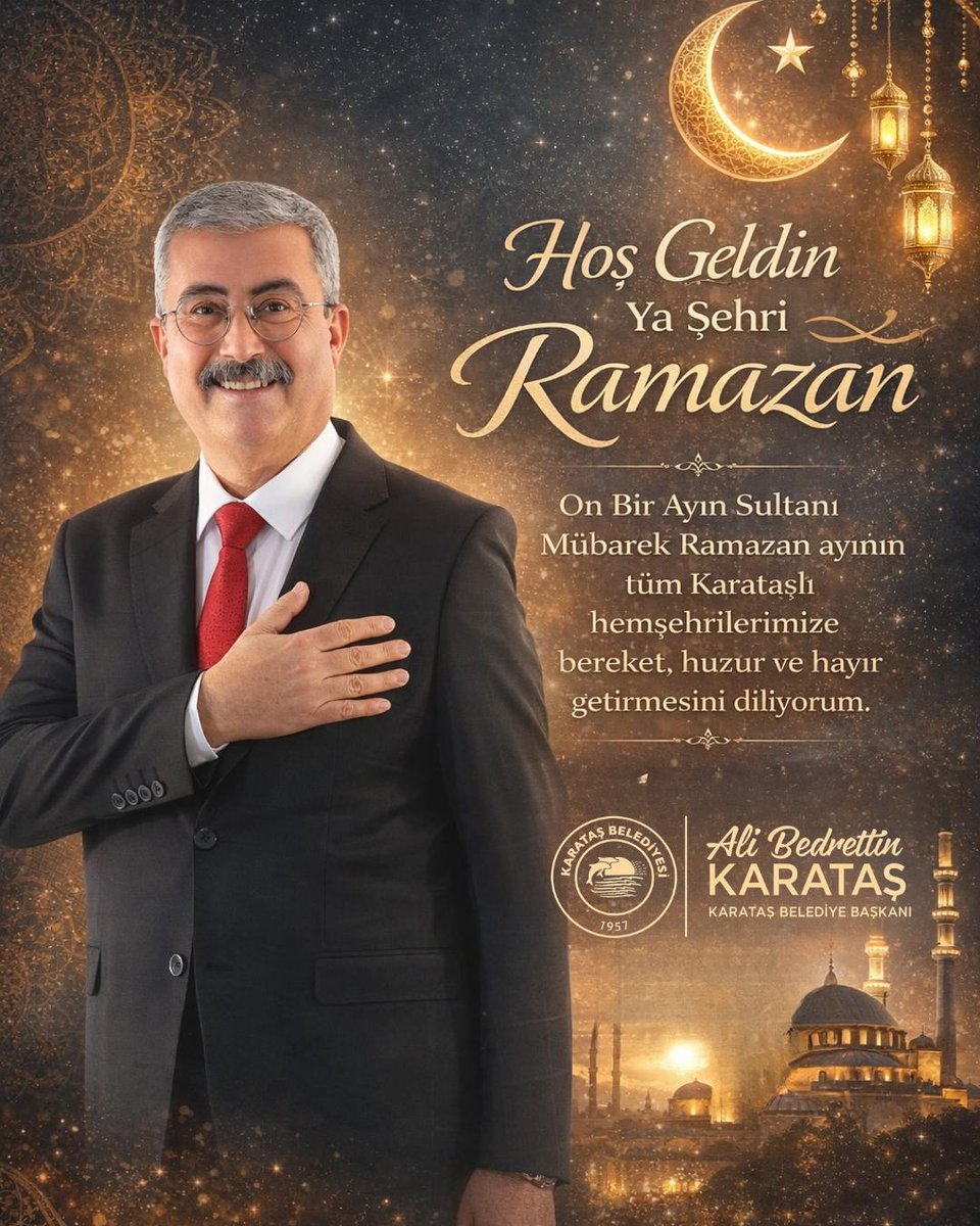 Ramazan Ayı’na Kavuşmanın Huzuru İçindeyiz

Rahmet, bereket ve mağfiret ayı Ramazan’ın; gönüllerimize barış, hanelerimize huzur, sofralarımıza bereket, tüm hemşehrilerimize sağlık ve esenlik getirmesini diliyorum.
Paylaşmanın, dayanışmanın ve hoşgörünün güçlendiği bu mübarek