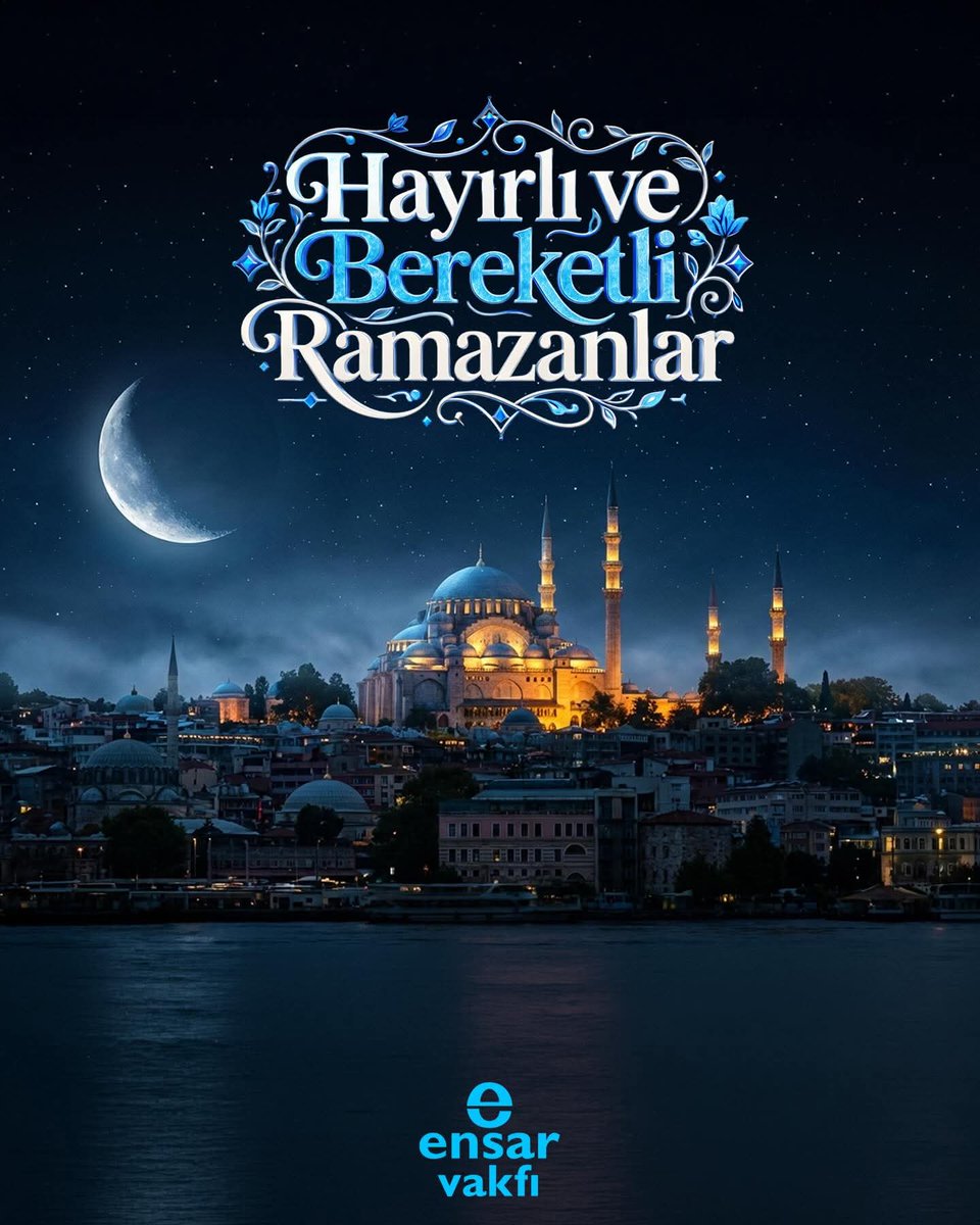 EnsarLapseki's tweet photo. On bir ayın sultanı #Ramazan yeniden gönüllerimize misafir oldu. 🌙
Bu mübarek ayda kalplerimiz arınsın, kırgınlıklar son bulsun, umutlarımız tazelensin.
Paylaştıkça çoğalan bereketin, edilen duaların kabul olduğu Ramazan’ımız mübarek olsun. https://t.co/8zhRH2sxsf