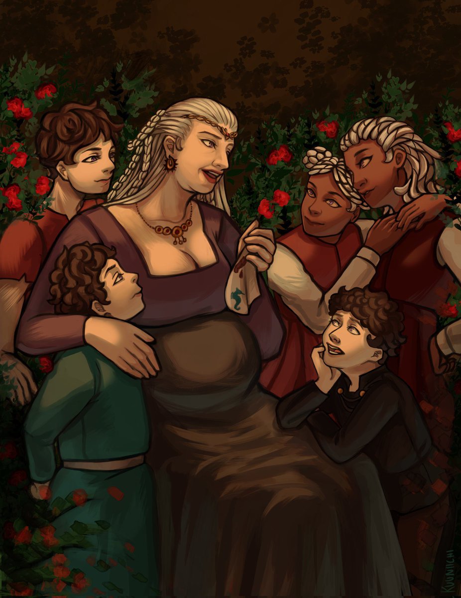 The Princess of Dragonstone regaling her children with a love story

🎨 - <a href="/kuuniichi/">Kana @ Commissions Open</a>