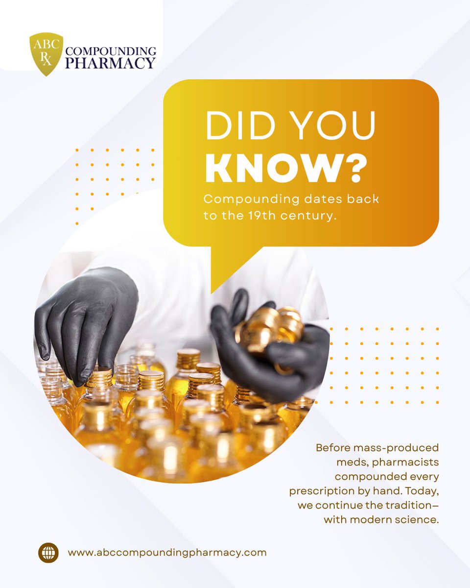 abccompounding's tweet photo. ABC Compounding Pharmacy has supported patient care for generations — and we’re proud to continue that tradition.

📞 (818) 783-0422
 Learn more 👉 https://t.co/BRz7qTKg0A

#ABCCompoundingPharmacy #CompoundingPharmacy #PersonalizedCare https://t.co/BgONLg7cbA