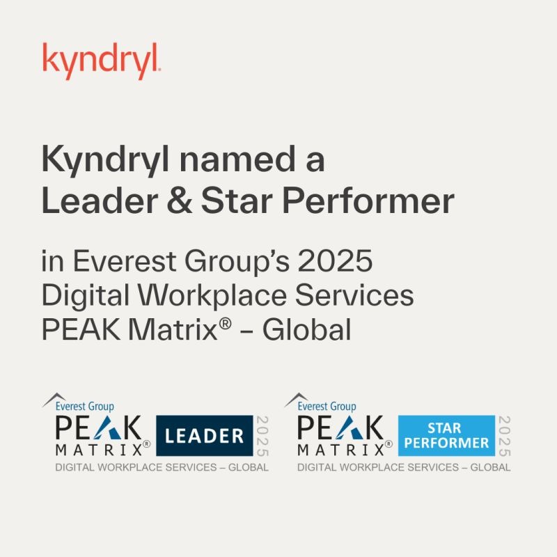 chrysmano's tweet photo. Proud to work at Kyndryl, named the only Star Performer among Leaders in Everest Group’s Digital Workplace Services PEAK Matrix® 2025.
People‑first. AI‑powered. Outcome‑driven.

Learn more: https://t.co/BCvB7H2UOm 
#TheHeartOfProgress https://t.co/zmpFu7VocL