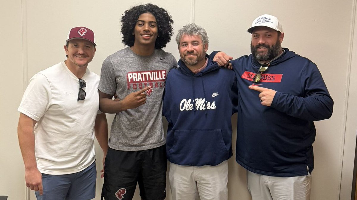 Loaded list. Big names. Ole Miss makes the Top 10 for elite 2026 safety Jayden Aparicio-Bailey.
hottytoddy.com/2026/02/18/ole…