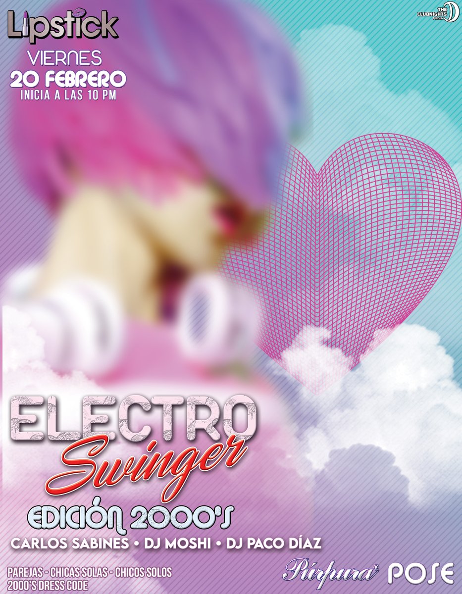 El pasado y el deseo se encuentran 💫

Viernes 20 Feb
Electro Swinger · Edición 2000’s 🎧🖤 en <a href="/Purpura_Oficial/">PÚRPURA OFICIAL ♀️♂️💜</a> 

Electrónica sin límites. Noche solo para los que saben ⚡

Info y accesos por WhatsApp 
📲 wa.me/5533903359