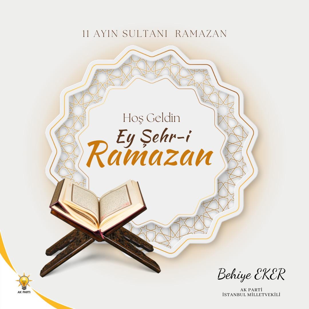Bereketin, paylaşmanın ve dayanışmanın ayı Ramazan’a kavuşmanın huzurunu yaşıyoruz.
Dualarımızın kabul, sofralarımızın bereketli, gönüllerimizin huzurla dolduğu bir Ramazan diliyorum.

Ramazan-ı Şerifimiz mübarek olsun. 🌙✨