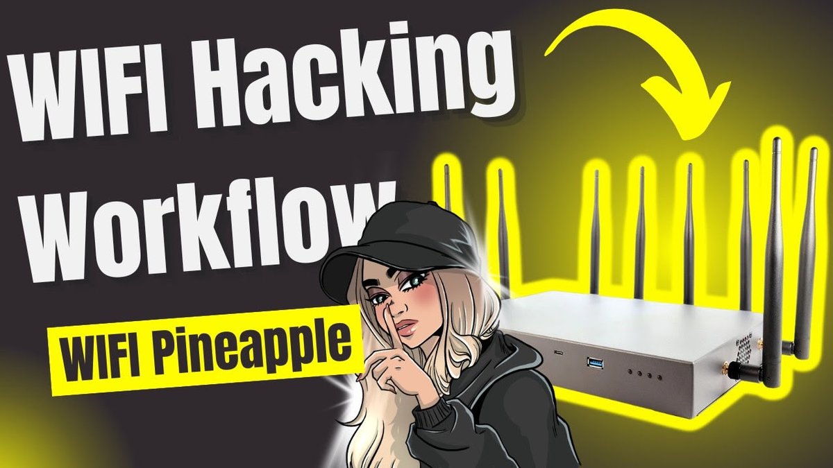 Checkout my new video on WiFi hacking using the WiFi Pineapple Enterprise 🍍 
youtu.be/_sOf_1XLZt8