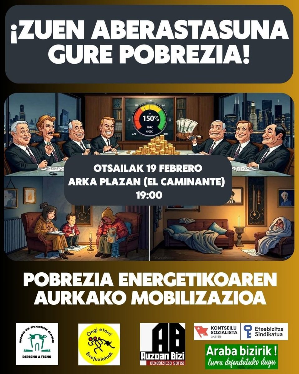 Gasteizen, Inor Ez Etxerik Gabe - Derecho a Techo tweet media