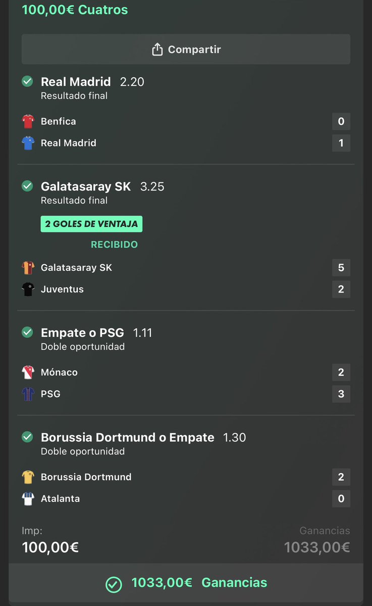 Repetimos hoy en Champions o qué? 💣🤑