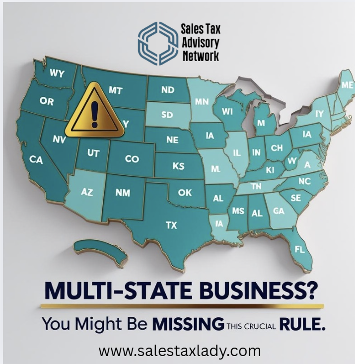 SalesIncomeTax's tweet photo. Multi-State Business? You Might Be Missing This Crucial Rule
One new project or hire in a different state could trigger new tax obligations.
Know before you owe.
✅ That’s what I help clients stay ahead of.
#SalesTaxLady #NexusExplained #MultiStateCompliance https://t.co/UGg6tCEKtP