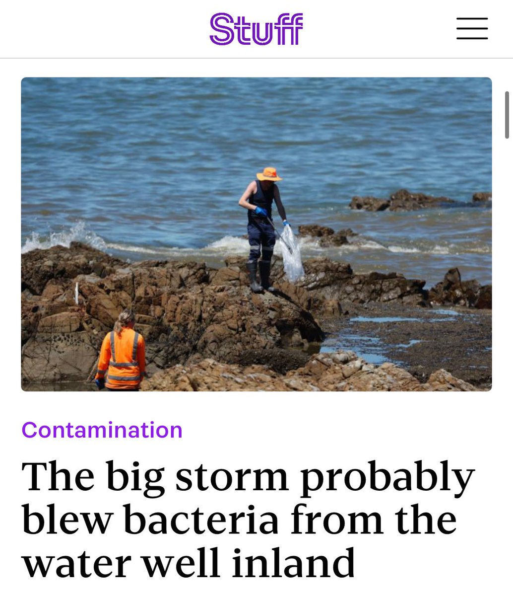 One of the many scary things about climate impacts are the compounding effects.

A flood overwhelms a sewage treatment plant. The raw sewage runs into the sea. A storm whips up the water and blows the sewage bacteria in across the city. 

Horrifying, and very hard to ‘adapt’.