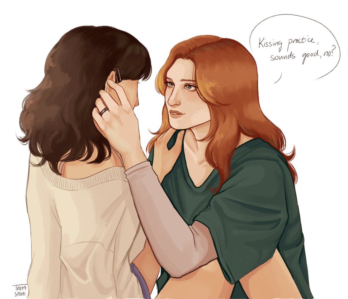 #elmax practice kissing mini comic tomorrow!! #wip #janehopper #maxmayfield