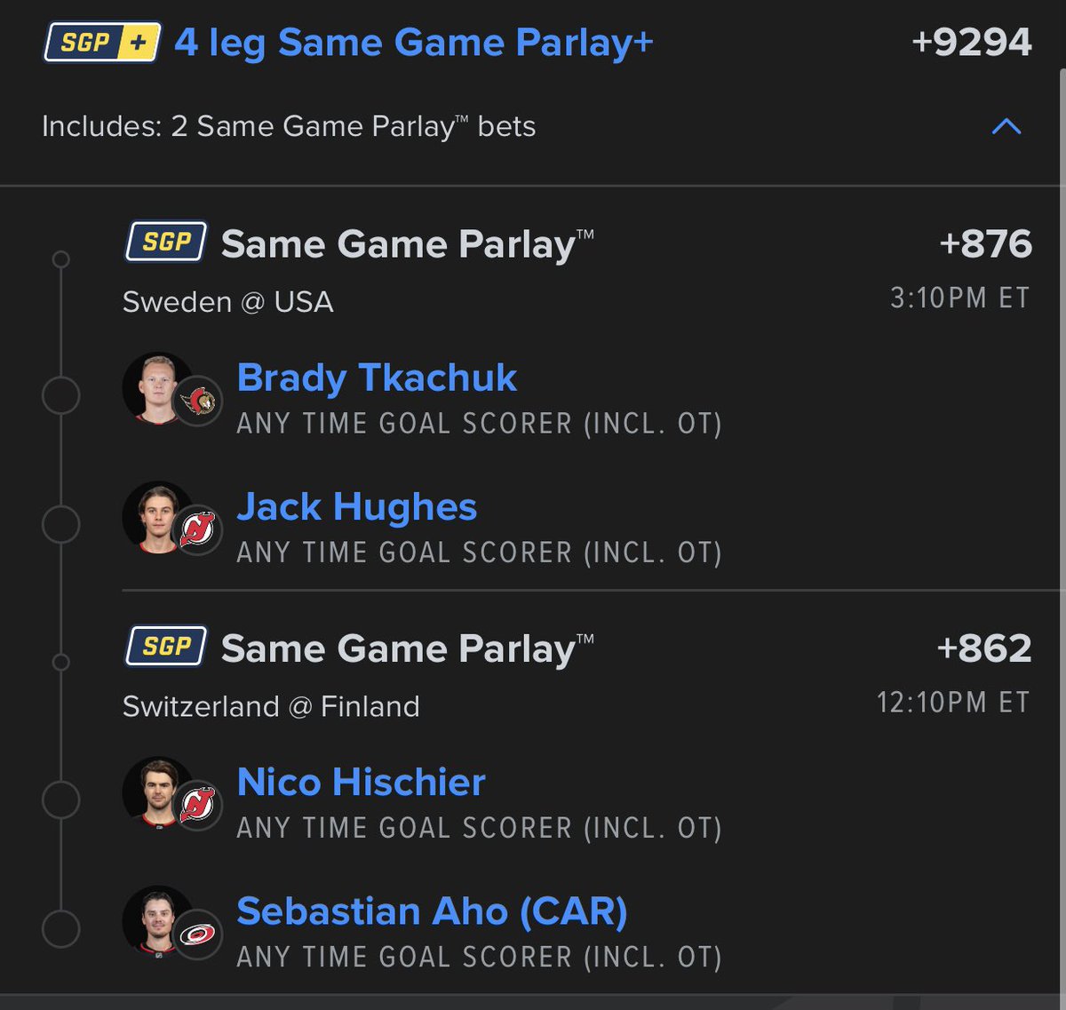 NHL 🏒 +9294 four man 🔒