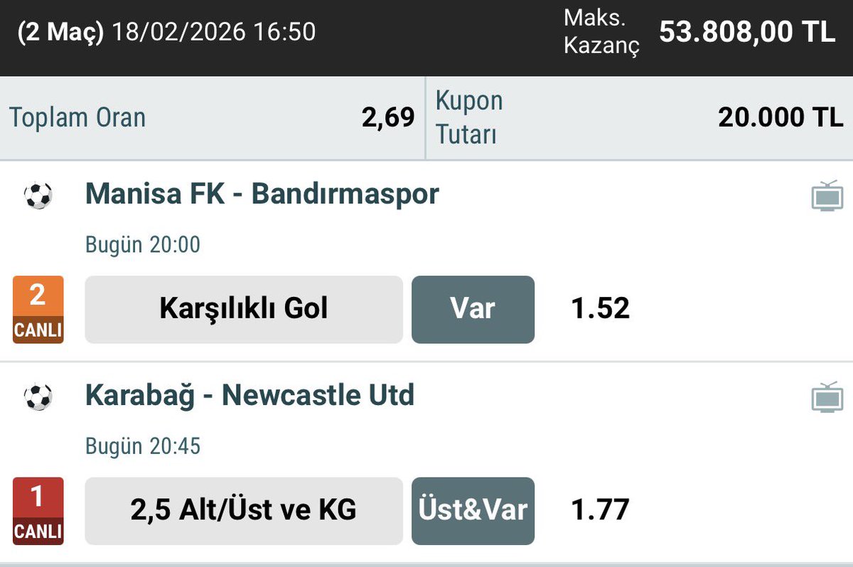 %99.999 GELECEK BU MAÇLAR YAZ KENARA !

kombinemiz hazır  | 20.000 yatırdım

kazanırsak maçtan sonra rt ve fav atan 3 takipçime 3000₺ iban ödülü verelim