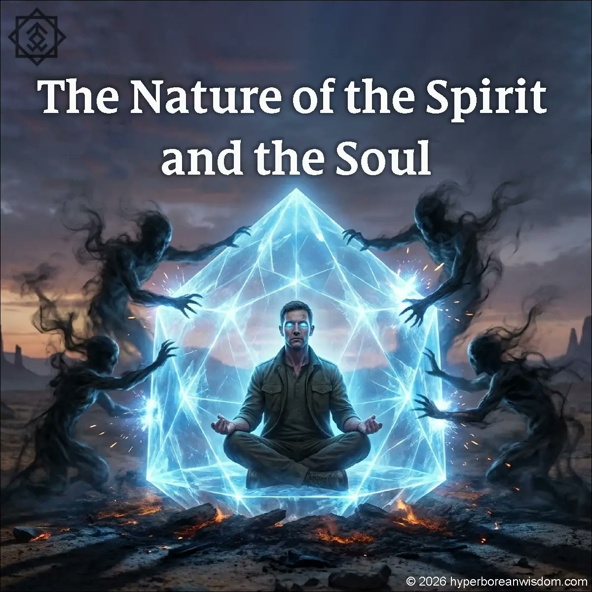 hyperboreanwis's tweet photo. It is essential understand the nature of the Soul, or anima, to distinguish it clearly from the Spirit. The Soul is a created entity, a product of the Demiurge or The One, designed to animate the material body and drive the evolutionary process of the universe. The Soul is immortal but created; it belongs to the material order and is subject to the laws of time, evolution, and karma. The Soul is described as a subtle energy that diffuses throughout the microcosm, acting as a "double body" that sustains organic life and serves as the vehicle for the monad's manifestation in matter.

The Spirit, or Vril, is the absolute opposite of the created Soul and Mind. It is an uncreated, eternal entity that originates from a world outside the material universe, known as Hyperborea or the Origin. The Spirit is a "stranger" in this world, trapped or enchained to the animal-man (Pasu) through a primordial betrayal by the Traitor Siddhas. While the Soul belongs to the world and loves it, the Spirit is essentially hostile to the material order because it recognizes, instinctively, that it is a prisoner in a universe of illusion and suffering.

Read more: https://t.co/MRgh1SUj8o