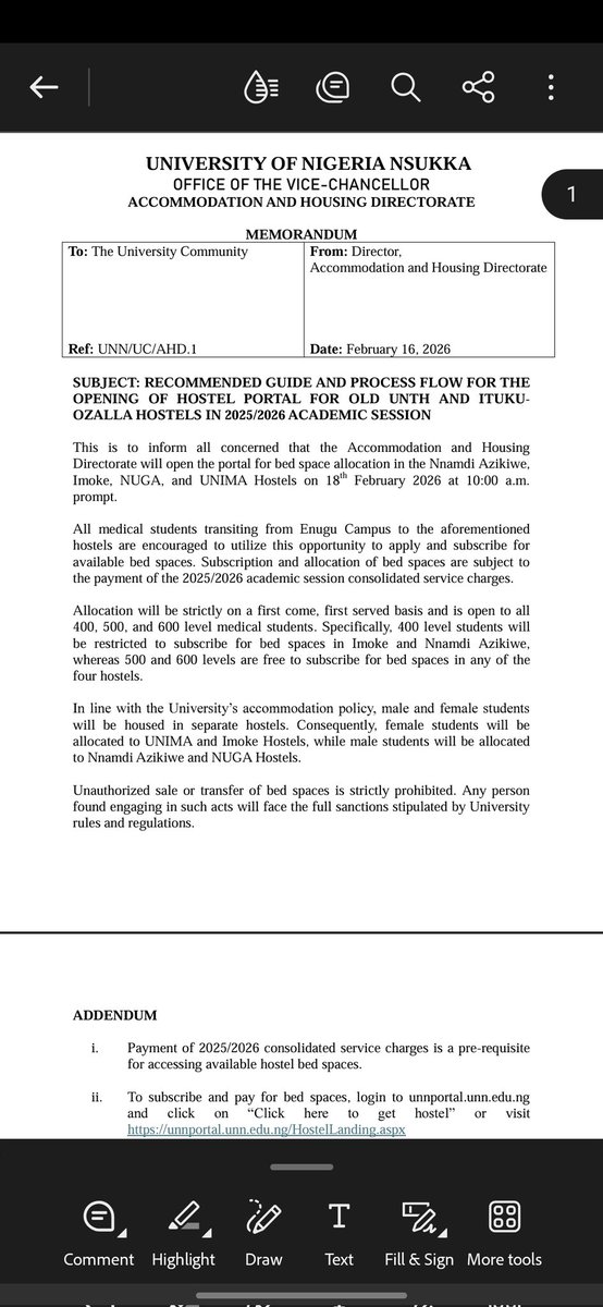 VirginusIdike's tweet photo. 60k scam developmental levy.

100% hike in tuition.

150% hike in hostel fees.

60k for said hostel fees-gone.

7th year school fees for a 6-year course.

Enough is enough!!!!!

#justiceforunnmedicalstudents 
#StopUNNExtortion
#EndFeeExploitation
#UNNMedicalStudents https://t.co/t3xA8bvN8k
