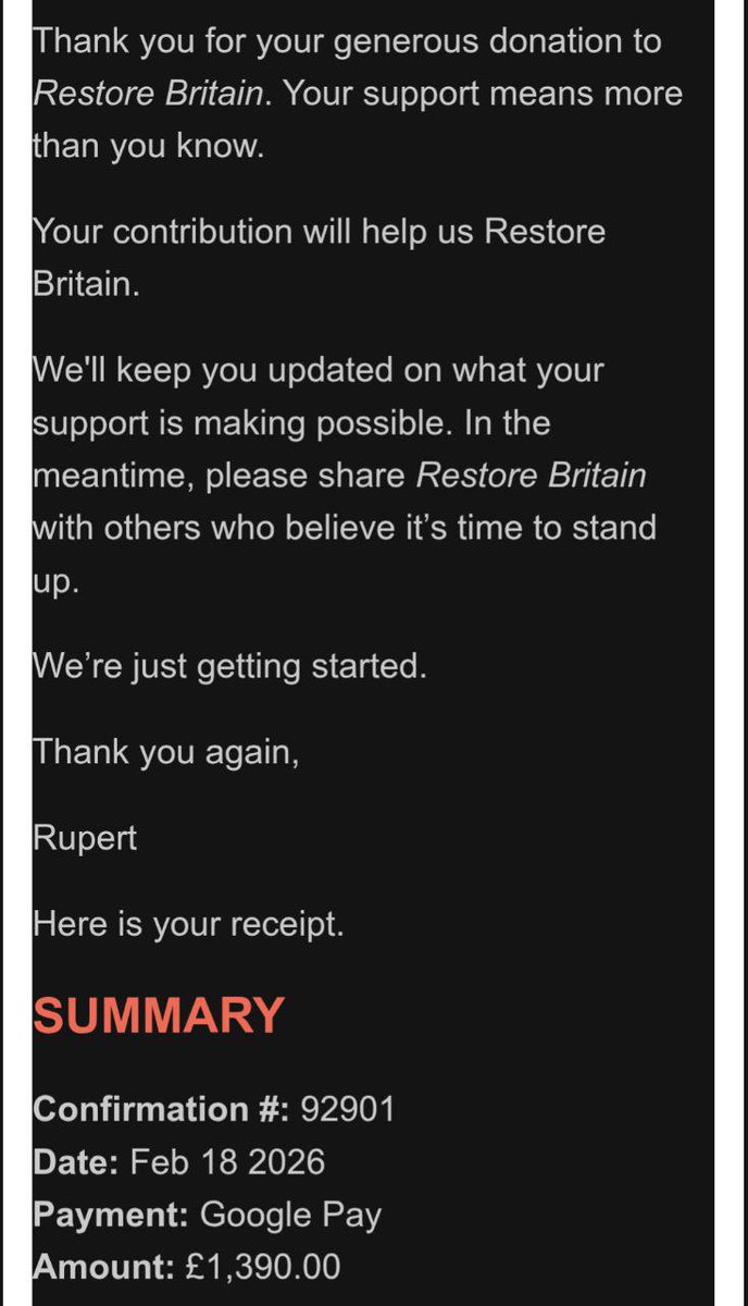 0xKrop's tweet image. New donation of +$2000 for @RestoreBritain_ &amp;amp; @RupertLowe10

We have already donated $15,500 and we are still on our right track. 🇬🇧🙌🏼 $BRITAIN