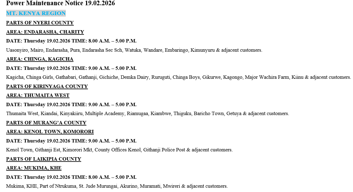 Kenya Power tweet media