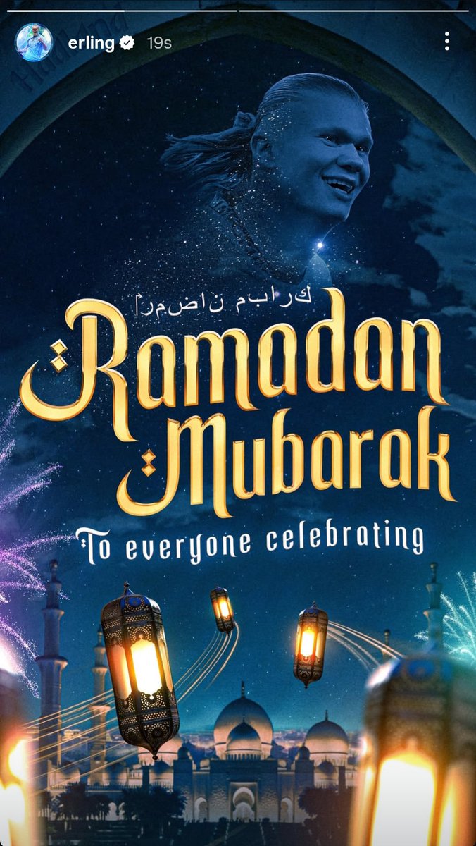gundemnow's tweet photo. Erling Haaland'ın paylaşımı:
Ramadan Mubarak https://t.co/RHB3tEMQ3V