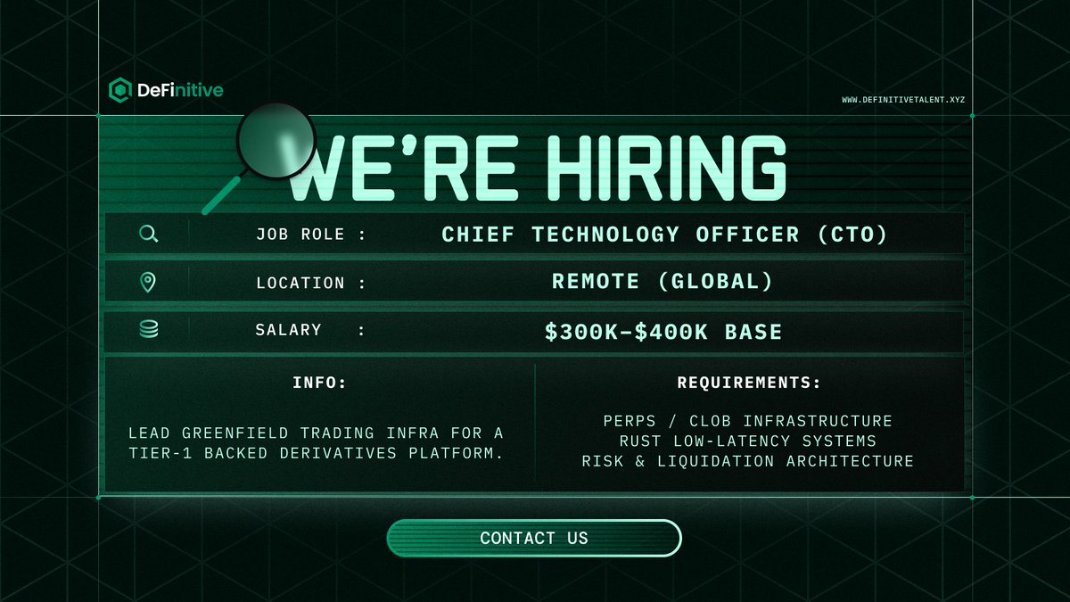 DeFinitive Talent | Hiring All Web3 Professionals tweet media