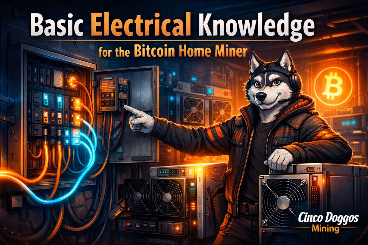Basic Electrical Knowledge every #Bitcoin miner should know! 
(link in first reply)