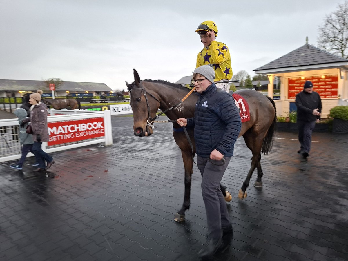 IrishRacing365's tweet photo. Rebel Cowgirl won the @TeamMatchbook Handicap Hurdle @punchestownrace https://t.co/oiXDvJjfNl