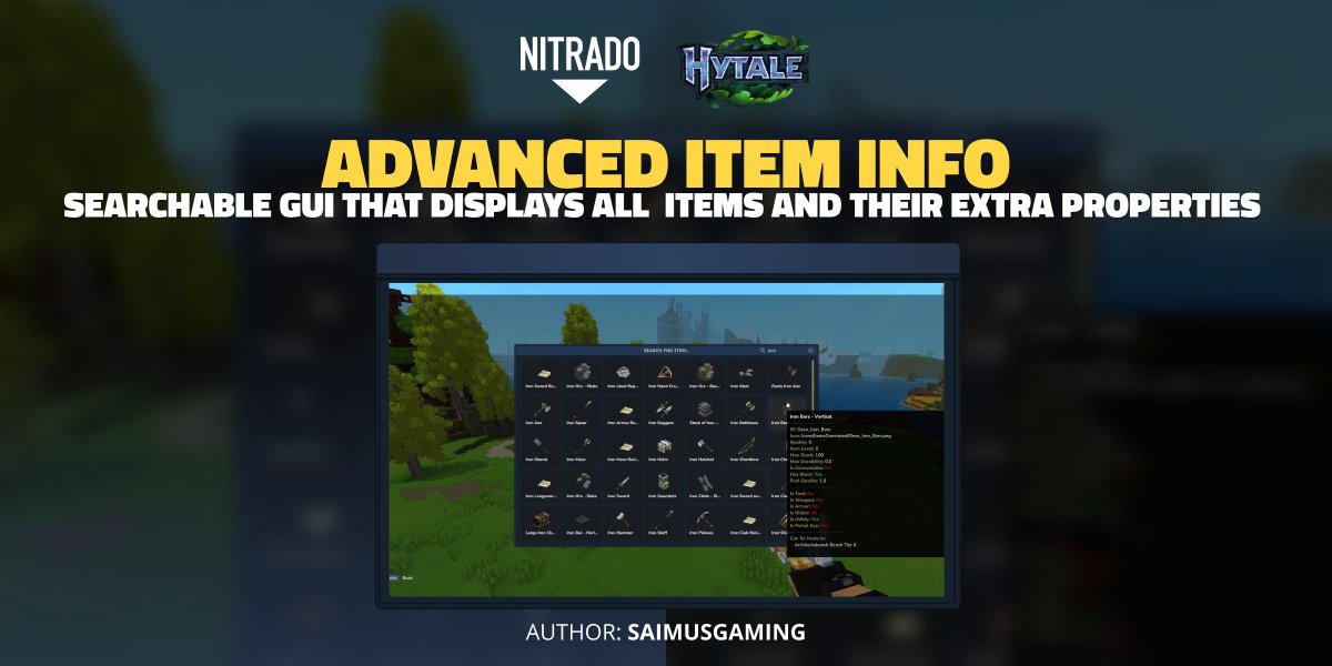 🔍 Mod Showcase: EyeSpy × Advanced Item Info

Exploring and wish you had instant block details? Tired of guessing item stats?
This combo makes survival smoother, smarter, and way more efficient. 👀

👁️ EyeSpy – Real-time world info
• Block name + mod name
• Chest contents
•