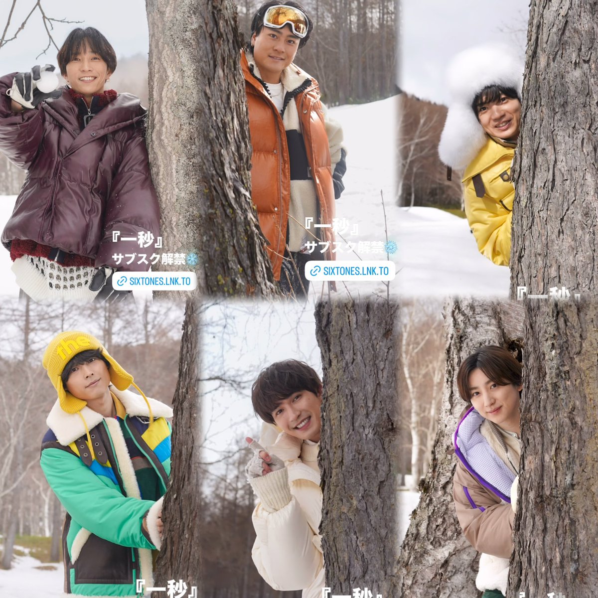 えぇ…ひょっこりSixTONESちゃんたち あまりにも可愛すぎるやろがい