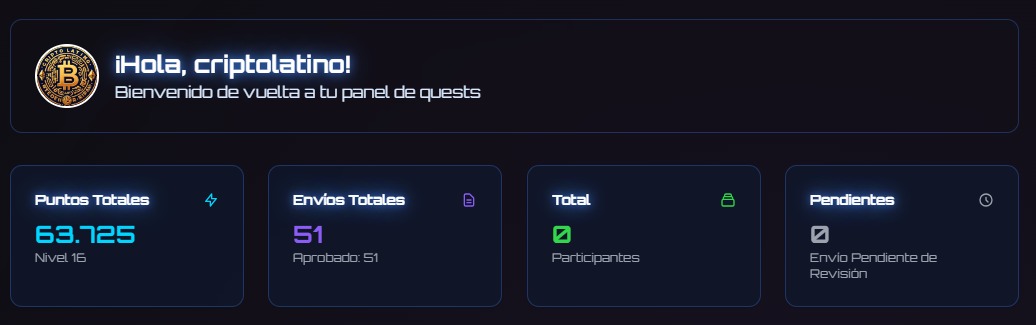 CriptoLatinopro's tweet photo. 🎯 ¡Estoy avanzando en mis misiones en #VQuests!
La plataforma gamificada creada por @Vottun me está ayudando a aprender y divertirme al mismo tiempo. 🚀
Únanse y disfruten @aquilesdamos90 @NatyAtlam
👇🏻 https://t.co/QV5xSSO0qo https://t.co/4NQKMkA4H8