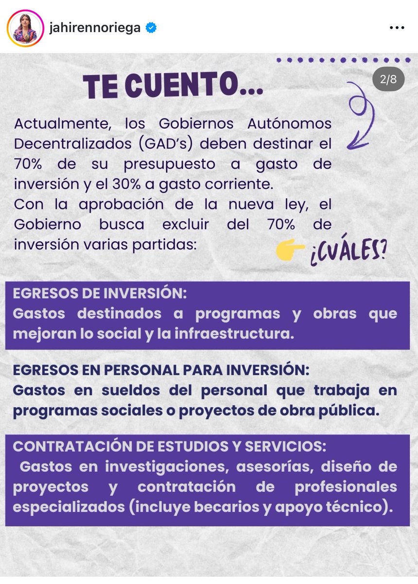 Ecuatorianos no podemos permitir que sigan ocurriendo cosas como estas que NOS ROBEN el desarrollo comunitario, que quieran eliminar inversión social, entiéndase brigadas médicas, brigadas veterinarias, entrega de medicina gratis, fumigaciones, desratizaciones, programas