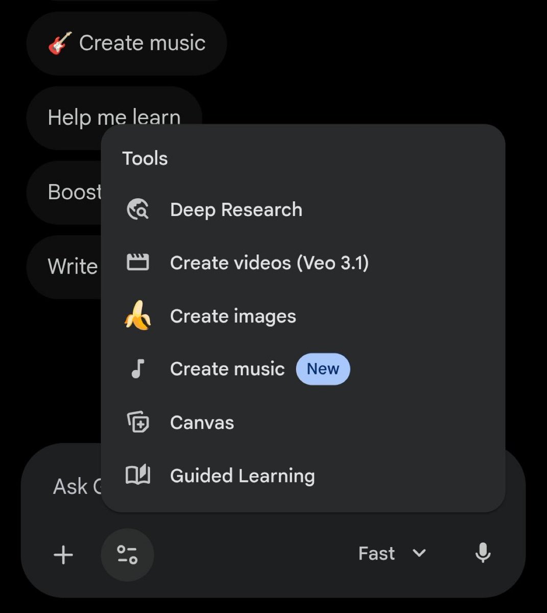 فيه خبر ان Gemini صار ينتج موسيقى !

 احد ظهرت عنده ؟