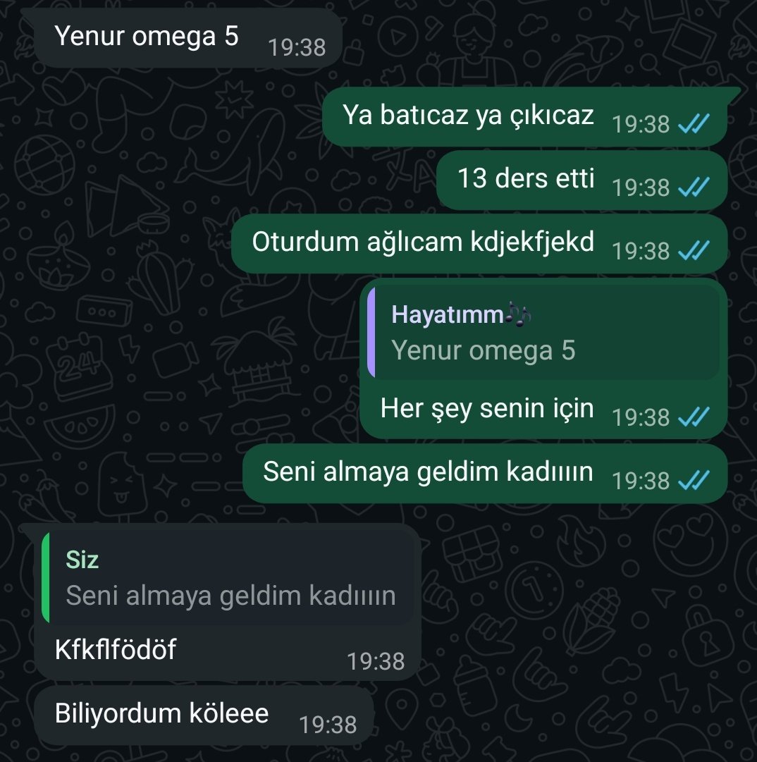 Manitle bölüm farklı ama aynı derse girebilmek için 13. dersimi aldım...
